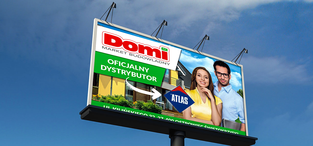 Wizualizacja billboardu Domi