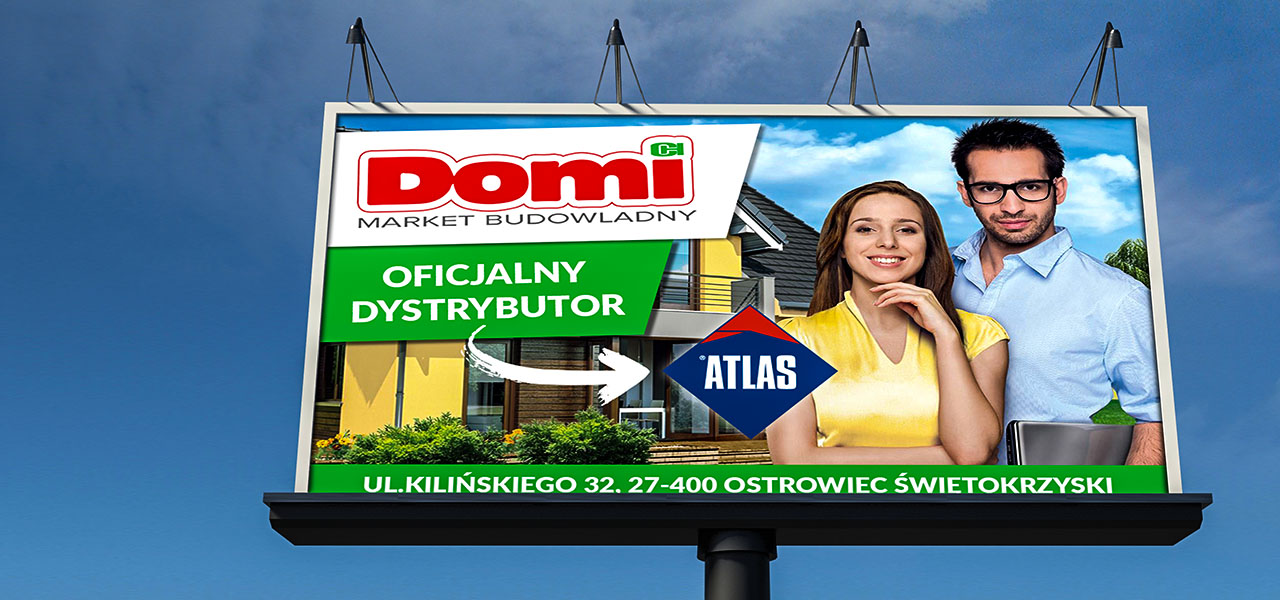 Wizualizacja billboardu Domi