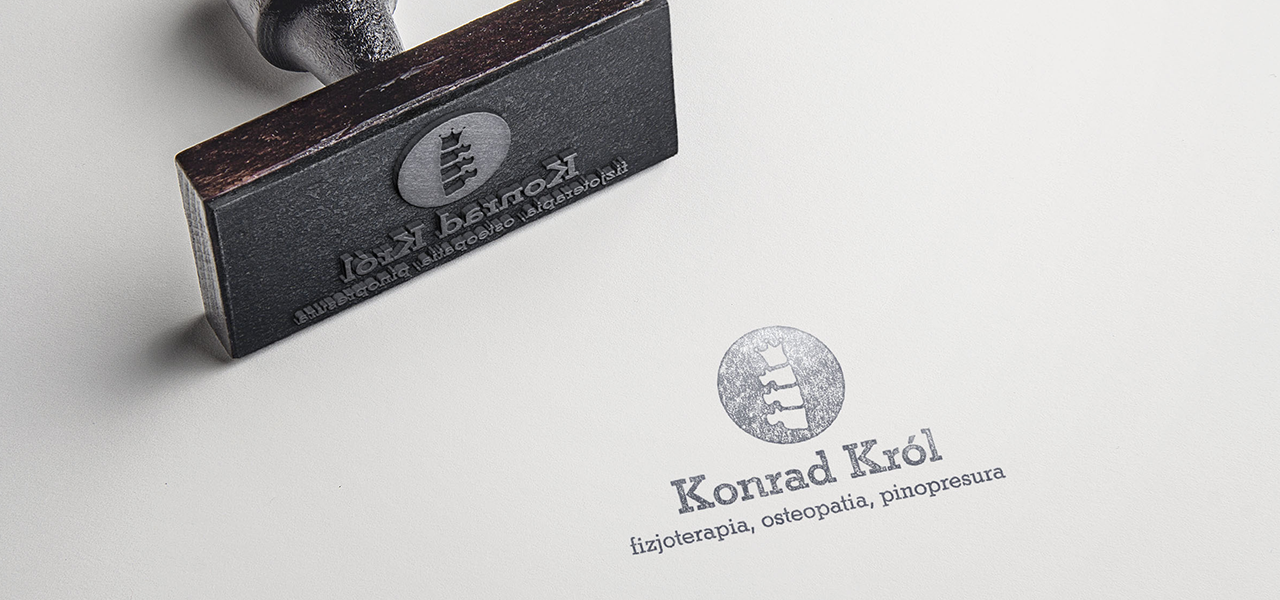 Wizualizacja pieczątki logo