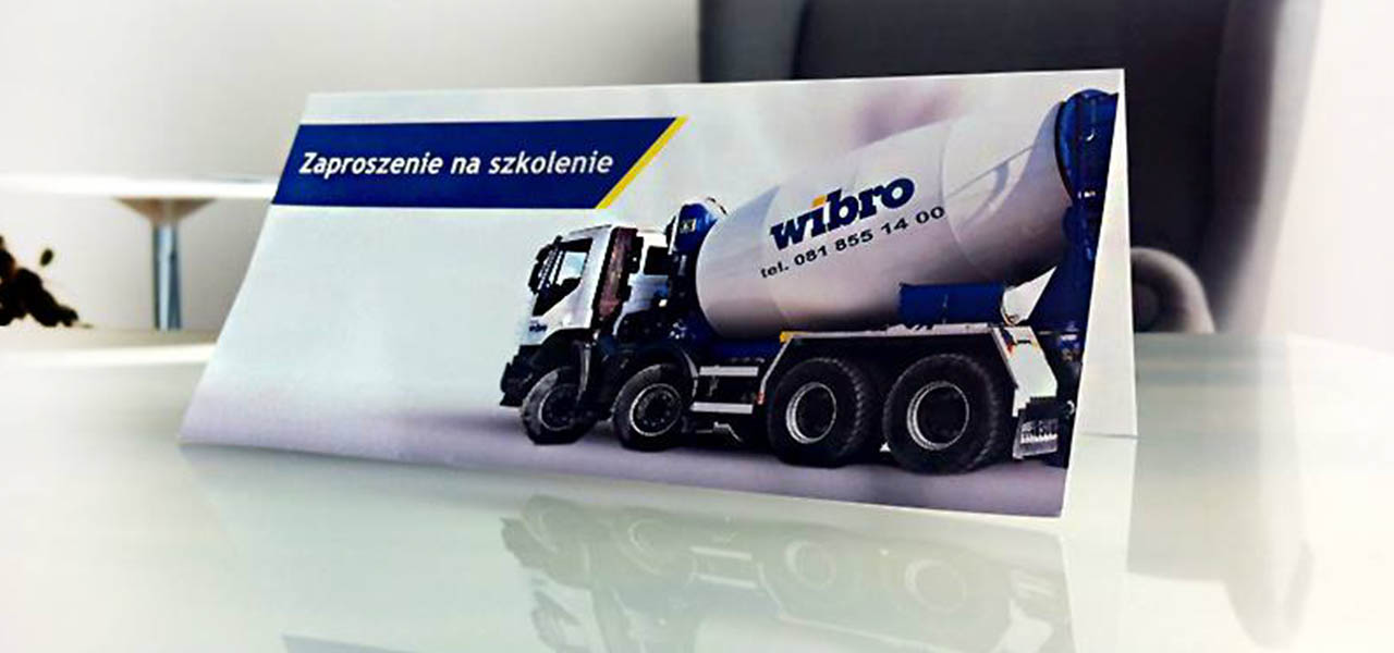 Zaproszenie na szkolenie Wibro